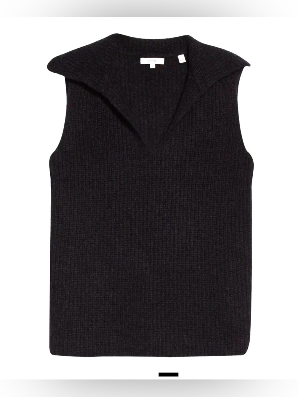 Vince Wool Cashmere V neck sweater vest